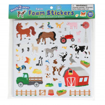 Foam Stickers - Farm - CE-10120 | Learning Advantage | Stickers