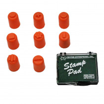 CE-6653 - Finger Painters/Stampers Set Of 8 W/ Pad in Art & Craft Kits