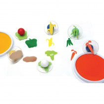 CE-6766 - Ready2learn Giant Vegetable Stamps Set Of 6 in Stamps