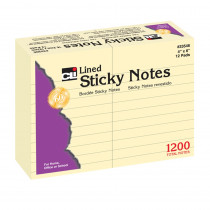 CHL33546 - Sticky Notes 4X6 Lined in Post It & Self-stick Notes