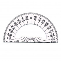CHL77104 - 4 Inch Protractor Plastic in Drawing Instruments