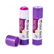 Purple Glue Sticks, .74 oz, Pack of 12 - CHL95674 | Charles Leonard | Glue/Adhesives