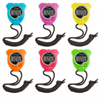 CHS910NSET - Stop Watch 6Pk Neon Colors in Timers