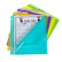 5-Tab Index Dividers with Vertical Tab, Bright Color Assortment, 8-1/2 x 11 - CLI07150 | C-Line Products Inc | Dividers