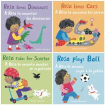 All About Rosa Bilingual Board Books, Set of 4 - CPYCPAAR | Childs Play Books | Social Studies