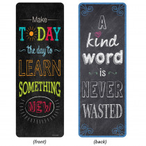 CTP0445 - Chalk It Up Quotes Bookmarks Motivational in Bookmarks