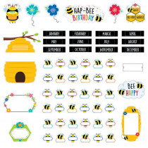 Busy Bees Birthday Bees Mini Bulletin Board Set - CTP10688 | Creative Teaching Press | Classroom Theme