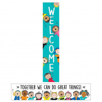 Stick Kids Double-Sided Welcome Banner, 39 x 8" - CTP10698 | Creative Teaching Press | Banners"
