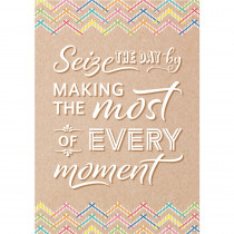 Seize The Day By... Inspire U Poster - CTP10844 | Creative Teaching Press | Motivational