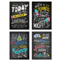 Colorful Inspiration Inspire U 4-Poster Pack - CTP10848 | Creative Teaching Press | Motivational