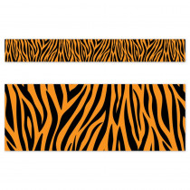 Jungle Friends Tiger Stripes EZ Border, 48 Feet - CTP10984 | Creative Teaching Press | Border/Trimmer