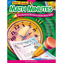 CTP2583 - First-Gr Math Minutes in Activity Books