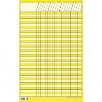 CTP5072 - Chart Incentive Small Yellow 14 X 22 Vertical in Incentive Charts