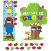 CTP6992 - Woodland Friends Growth Chart in Classroom Theme