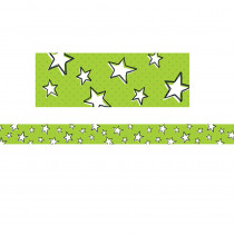 CTP8488 - So Much Pun Doodle Star On Lime Bor in Border/trimmer