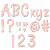 CTP8576 - Blush Punch-Out Letters 4 In Stylish in Letters