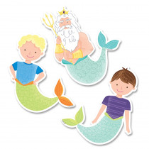 CTP8659 - 6In Designer Cutouts King Neptune And Friends Mystical Magical in Accents