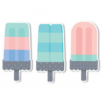 CTP8663 - 6In Designer Cut-Outs Ice Pops Calm & Cool in Accents