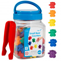 Small Bears - Mini Jar - Set of 60 - CTU13103 | Learning Advantage | Toys