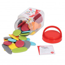 Junior Rainbow Pebbles - Earth Colors - CTU13229 | Learning Advantage | Hands-On Activities