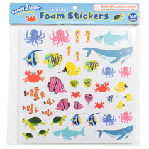 Foam Stickers, Sea Life, Pack of 168 - CTUCE10065 | Learning Advantage | Stickers