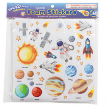 Foam Stickers, Space, Pack of 152 - CTUCE10066 | Learning Advantage | Stickers