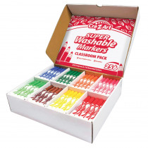 Washable Broad Line Markers Classroom Pack, 256 count - CZA740091 | Larose Industries Llc - Cra-Z-Art | Markers