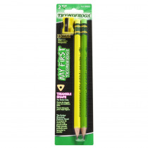 My First Tri-Write Wood-Cased Pencils, Neon Assorted, 2 Count - DIX13002 | Dixon Ticonderoga Company | Pencils & Accessories