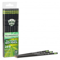 Pencils, #2 Soft, Black, Unsharpened, Pack of 24 - DIX13926 | Dixon Ticonderoga Company | Pencils & Accessories