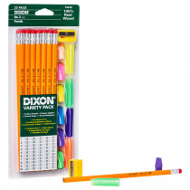 Variety Pack, #2 Pencils, Erasers, Pencil Grips - DIX14428 | Dixon Ticonderoga Company | Pencils & Accessories