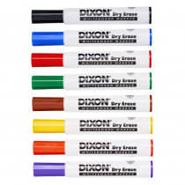 Dry Erase Markers Wedge Tip, 8 Color Set - DIX92180 | Dixon Ticonderoga Company | Markers