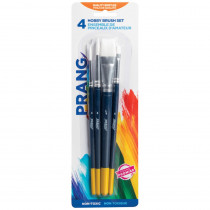 Hobby Paint Brush Set, Assorted Sizes, Set of 4 - DIX94006 | Dixon Ticonderoga Co | Paint Brushes