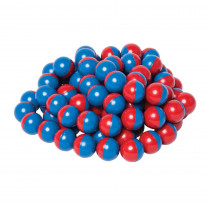 North/South Magnet Marbles (Red/Blue) set of 100 - DO-736715 | Dowling Magnets | Magnetism