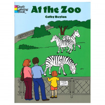 At The Zoo Coloring Book - DP-423727 | Dover Publications | Art Activity Books