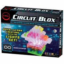 Circuit Blox Lights Starter, Circuit Board Building Blocks, 32 Pieces - EBLCB0194 | E-Blox Inc. | Blocks & Construction Play