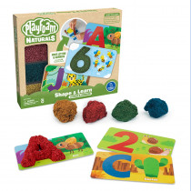 Playfoam Naturals Shape & Learn Letters & Numbers - EI-2271 | Learning Resources | Foam