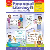Financial Literacy Lessons & Activities, Grade 2 - EMC3122 | Evan-Moor | Money