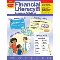 Financial Literacy Lessons & Activities, Grade 4 - EMC3124 | Evan-Moor | Money