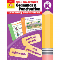 Skill Sharpeners: Grammar & Punctuation Activity Book, Grade K - EMC9950 | Evan-Moor | Grammar Skills