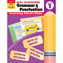 Skill Sharpeners: Grammar & Punctuation Activity Book, Grade 1 - EMC9951 | Evan-Moor | Grammar Skills