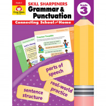 Skill Sharpeners: Grammar & Punctuation Activity Book, Grade 3 - EMC9953 | Evan-Moor | Grammar Skills