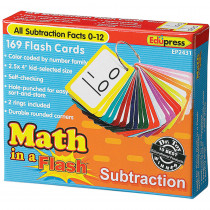 EP-2431 - Math In A Flash Subtraction Flash Cards in Flash Cards