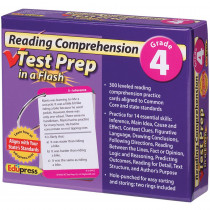 EP-3462 - Reading Comprehension Gr 4 Test Prep In A Flash in Language Arts