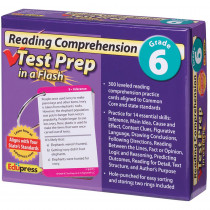 EP-3464 - Reading Comprehension Gr 6 Test Prep In A Flash in Language Arts