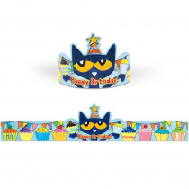 Pete the Cat Happy Birthday Crowns, Pack of 30 - EP-62000 | Teacher Created Resources | Crowns