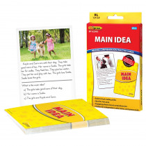 Reading Comprehension Practice Cards: Main Idea (Yellow Level) - EP-62995 | Teacher Created Resources | Cards