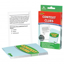 Reading Comprehension Practice Cards: Context Clues (Green Level) - EP-63404 | Teacher Created Resources | Cards