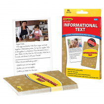 Reading Comprehension Practice Cards: Informational Text (Yellow Level) - EP-63436 | Teacher Created Resources | Cards