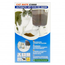 Cat Mate Automatic Dry Pet Food Feeder C3000 - Program to Feed 3x/Day - EPP-AM00347 | Cat Mate | 1946