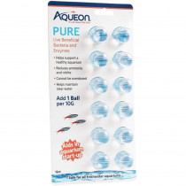 Aqueon Pure LIve Beneficial Bacteria and Enzymes for Aquariums - 12 count - EPP-AU00137 | Aqueon | 2006